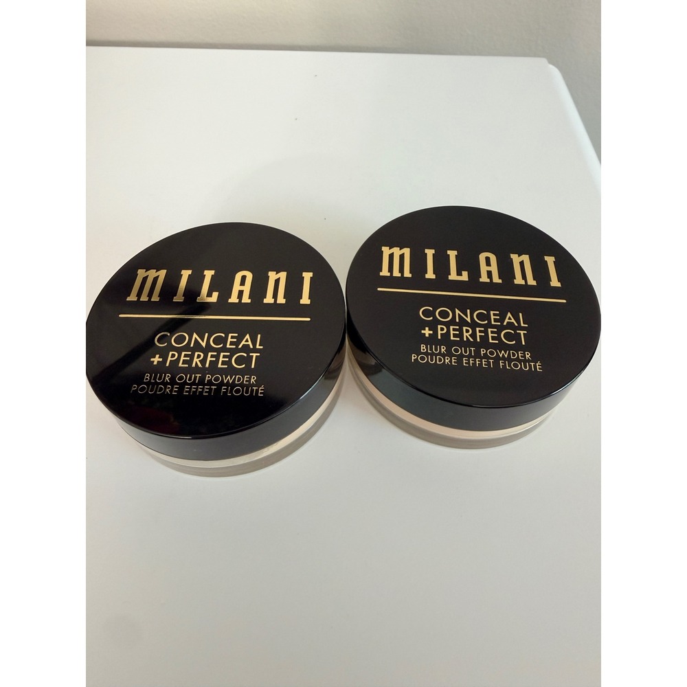 Milani‎ Conceal + Perfect Blur Out Powder 01 Translucent 2pk 0.17oz NWT